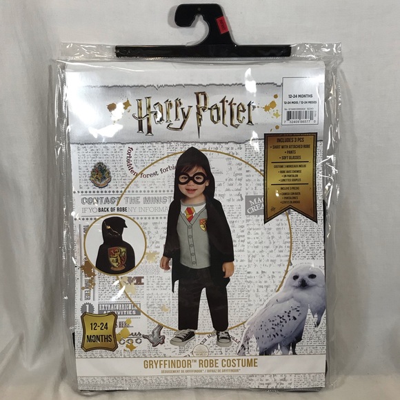 Harry Potter Little Hogwarts Wizard Baby Costume - Picture 2 of 8